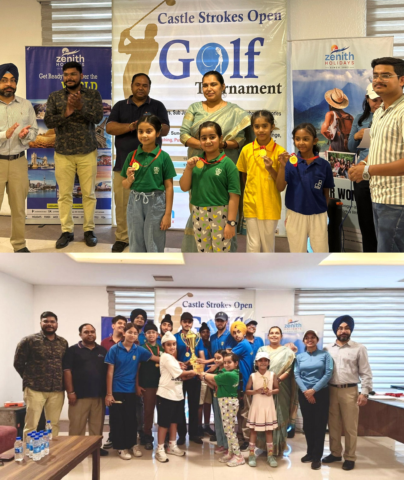 Yadvindra Public School, Mohali won the 6th Castle Stroke Golf Tournament.